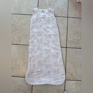 Angel dear Farm Toile pink sleep bag